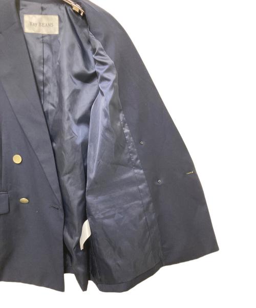 RAY BEAMS（レイ ビームス）RAY BEAMS (レイ ビームス) 4ボタン ダブル ブレザー ネイビーの古着・服飾アイテム