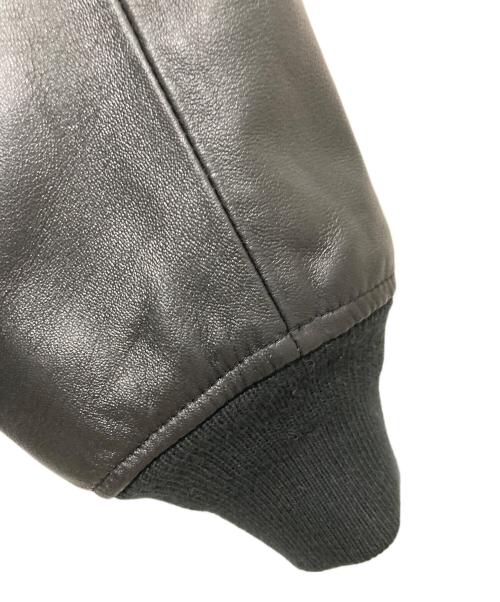AVIREX（アヴィレックス）AVIREX (アヴィレックス) コンフォータブル レザー パーカー マーク2 ブラック サイズ:XLの古着・服飾アイテム