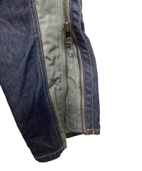 AVIREX（アヴィレックス）AVIREX (アヴィレックス) ファイブポケット デニムパンツ インディゴ×グレー サイズ:Ⅼの古着・服飾アイテム