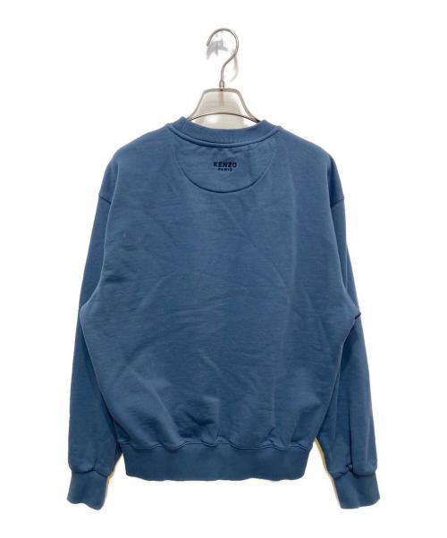 KENZO（ケンゾー）KENZO (ケンゾー) 'Lucky Tiger' エンブロイド スウェット ブルー サイズ:Mの古着・服飾アイテム