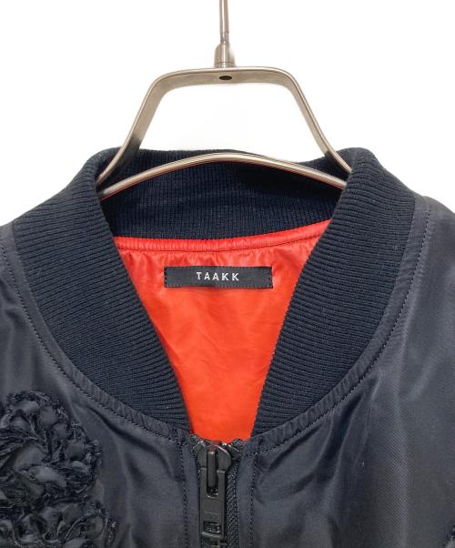 TAAKK（ターク）TAAKK (ターク) 26SS MA-1 Blouson ブラック サイズ:2の古着・服飾アイテム