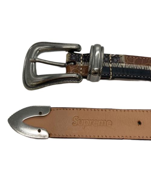 SUPREME（シュプリーム）SUPREME (シュプリーム) Patchwork Ranger Belt/パッチワークレンジャーベルト ブラウン サイズ:L/XLの古着・服飾アイテム