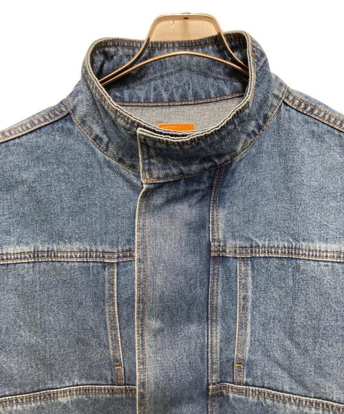 Adam et Rope（アダム エ ロペ）Adam et Rope (アダム エ ロペ) ブリーチデニム ボマージャケット インディゴ サイズ:Lの古着・服飾アイテム