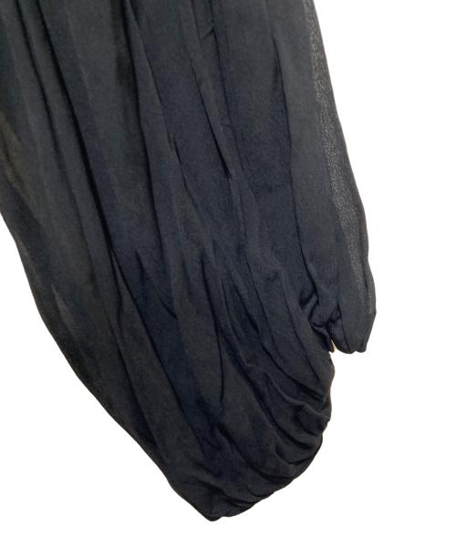 ELENDEEK（エレンディーク）ELENDEEK (エレンディーク) CHIFFON GATHER OP ブラック サイズ:1の古着・服飾アイテム