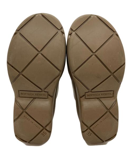 BOTTEGA VENETA（ボッテガベネタ）BOTTEGA VENETA (ボッテガベネタ) パドルブーツ ブラウン サイズ:35の古着・服飾アイテム