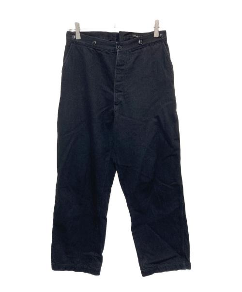 COMOLI（コモリ）COMOLI (コモリ) デニムオーバーパンツ ブラック サイズ:1の古着・服飾アイテム