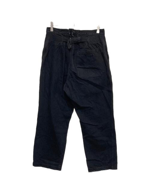 COMOLI（コモリ）COMOLI (コモリ) デニムオーバーパンツ ブラック サイズ:1の古着・服飾アイテム