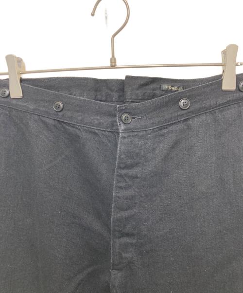 COMOLI（コモリ）COMOLI (コモリ) デニムオーバーパンツ ブラック サイズ:1の古着・服飾アイテム