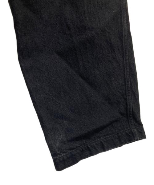 COMOLI（コモリ）COMOLI (コモリ) デニムオーバーパンツ ブラック サイズ:1の古着・服飾アイテム