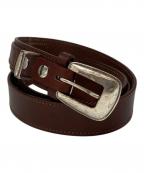 LEMAIREルメール）の古着「MINIMAL WESTERN BELT」｜ブラウン