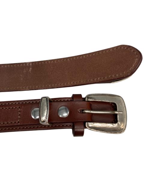 LEMAIRE（ルメール）LEMAIRE (ルメール) MINIMAL WESTERN BELT ブラウン サイズ:85の古着・服飾アイテム