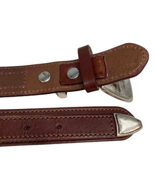 LEMAIRE（ルメール）LEMAIRE (ルメール) MINIMAL WESTERN BELT ブラウン サイズ:85の古着・服飾アイテム