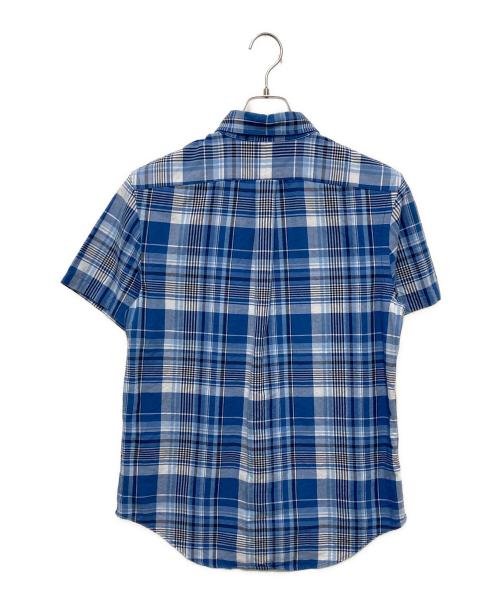 POLO RALPH LAUREN（ポロ・ラルフローレン）POLO RALPH LAUREN (ポロ・ラルフローレン) 半袖チェックシャツ ブルー サイズ:Sの古着・服飾アイテム