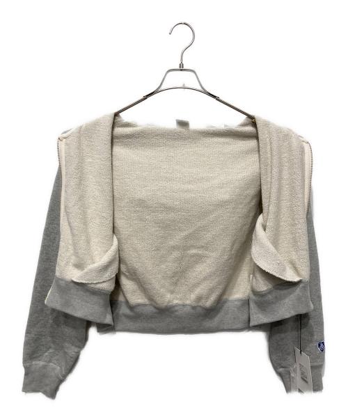ORCIVAL（オーシバル）ORCIVAL (オーシバル) セーラーカラー ジップアップ パーカー グレー サイズ:2の古着・服飾アイテム