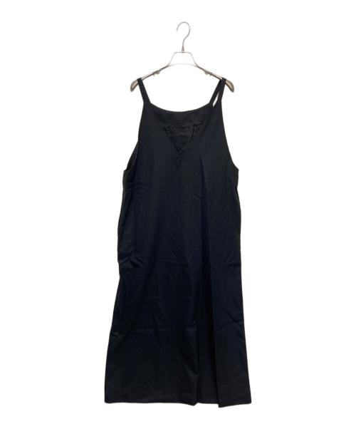 KAGURE（カグレ）kagure (カグレ) ウールトロVネックワンピース ブラック サイズ:FREEの古着・服飾アイテム
