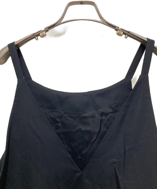 KAGURE（カグレ）kagure (カグレ) ウールトロVネックワンピース ブラック サイズ:FREEの古着・服飾アイテム