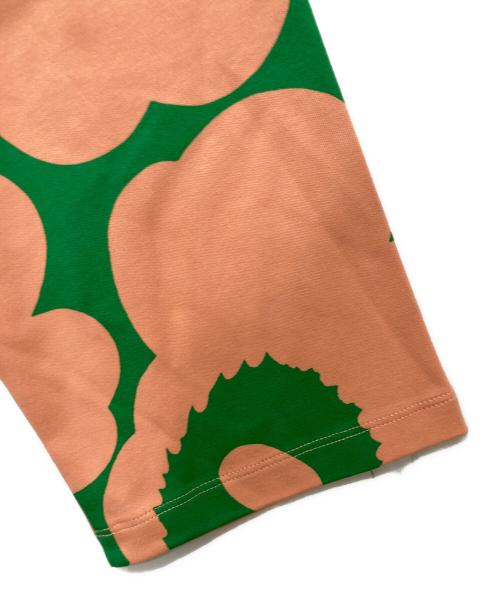 marimekko（マリメッコ）marimekko (マリメッコ) ウニッコプリントカットソー オレンジ×グリーン サイズ:Mの古着・服飾アイテム