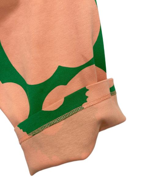 marimekko（マリメッコ）marimekko (マリメッコ) ウニッコプリントカットソー オレンジ×グリーン サイズ:Mの古着・服飾アイテム