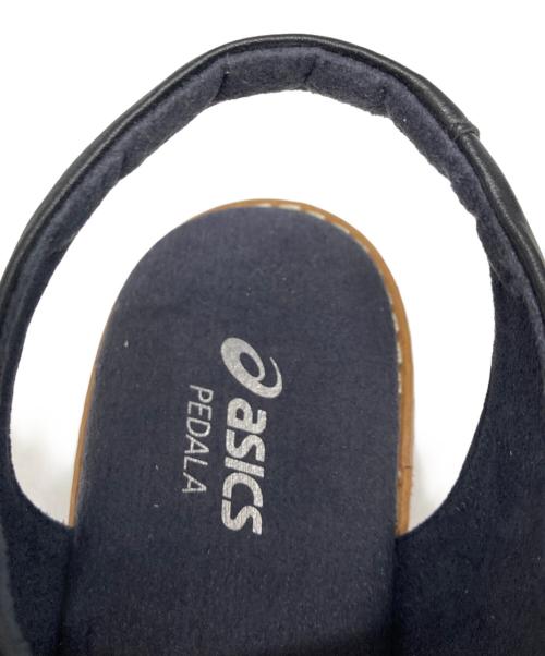 asics pedala（アシックス ペダラ）asics PEDALA (アシックス ペダラ) ソフトラギッドサンダル ブラック サイズ:24.5の古着・服飾アイテム