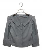 FOXEY NEWYORKフォクシーニューヨーク）の古着「デコルテジャケット」｜グレー