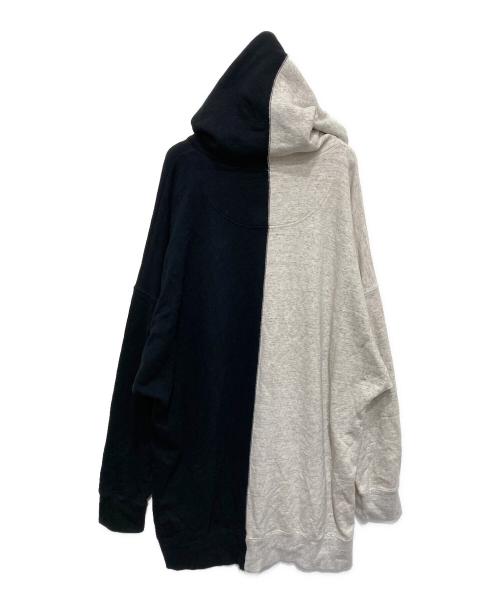 Vivienne Westwood RED LABEL（ヴィヴィアンウエストウッドレッドレーベル）Vivienne Westwood RED LABEL (ヴィヴィアンウエストウッドレッドレーベル) バイカラーパーカーワンピース グレー×ブラック サイズ:00の古着・服飾アイテム