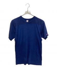 Champion（チャンピオン）の古着「80'sフットボールTシャツ」｜ネイビー