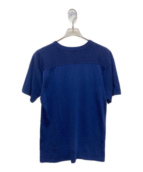 Champion（チャンピオン）Champion (チャンピオン) 80'sフットボールTシャツ ネイビー サイズ:Mの古着・服飾アイテム