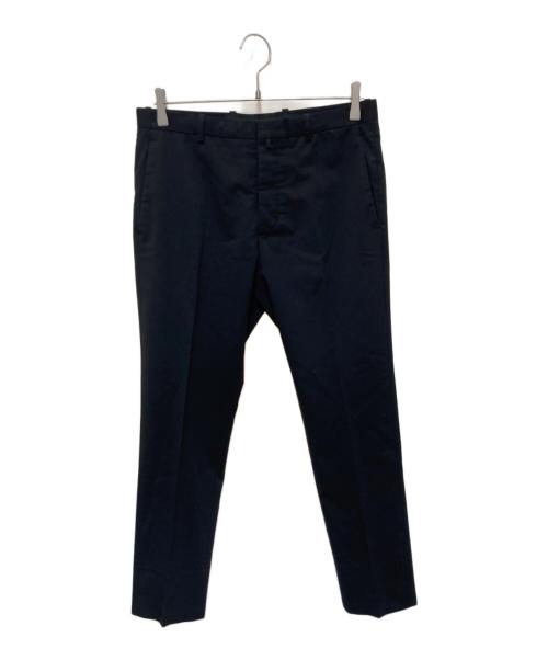 JIL SANDER（ジルサンダー）JIL SANDER (ジルサンダー) ウールブレンドスラックス ブラック サイズ:44の古着・服飾アイテム