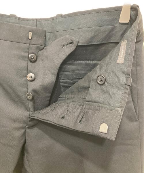 JIL SANDER（ジルサンダー）JIL SANDER (ジルサンダー) ウールブレンドスラックス ブラック サイズ:44の古着・服飾アイテム