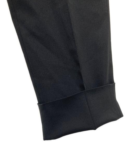 JIL SANDER（ジルサンダー）JIL SANDER (ジルサンダー) ウールブレンドスラックス ブラック サイズ:44の古着・服飾アイテム