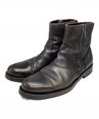 Salvatore Ferragamoサルヴァトーレ フェラガモ）の古着「サイドジップブーツ」｜ブラウン