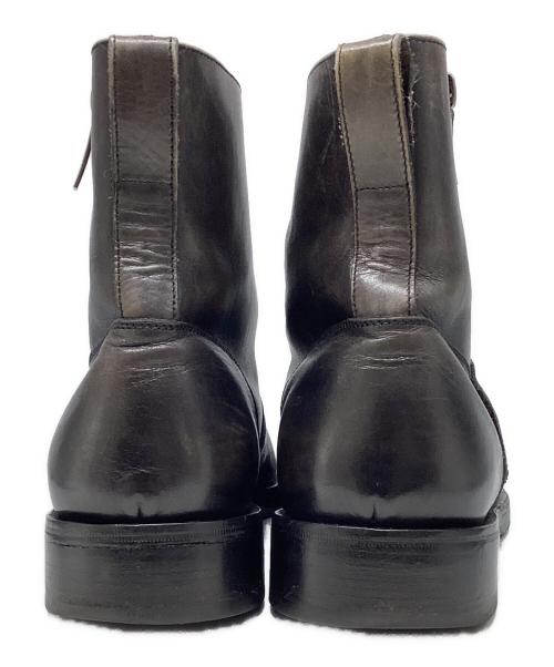 Salvatore Ferragamo（サルヴァトーレ フェラガモ）Salvatore Ferragamo (サルヴァトーレ フェラガモ) サイドジップブーツ ブラウン サイズ:7 1/2の古着・服飾アイテム