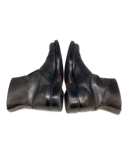 Salvatore Ferragamo（サルヴァトーレ フェラガモ）Salvatore Ferragamo (サルヴァトーレ フェラガモ) サイドジップブーツ ブラウン サイズ:7 1/2の古着・服飾アイテム