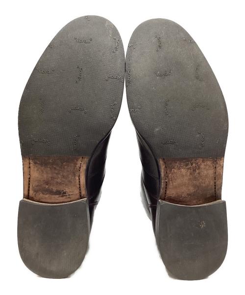 Salvatore Ferragamo（サルヴァトーレ フェラガモ）Salvatore Ferragamo (サルヴァトーレ フェラガモ) サイドジップブーツ ブラウン サイズ:7 1/2の古着・服飾アイテム