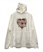 HUMAN MADEヒューマンメイド）の古着「HEAVY WEIGHT HOODIE」｜ホワイト