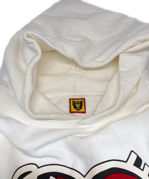 HUMAN MADE（ヒューマンメイド）HUMAN MADE (ヒューマンメイド) HEAVY WEIGHT HOODIE ホワイト サイズ:XXLの古着・服飾アイテム