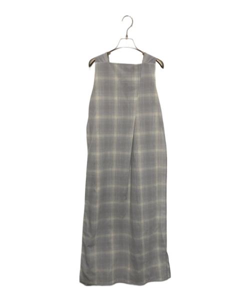 emmi（エミ）emmi (エミ) オンブレーチェックワンピース ブルーの古着・服飾アイテム