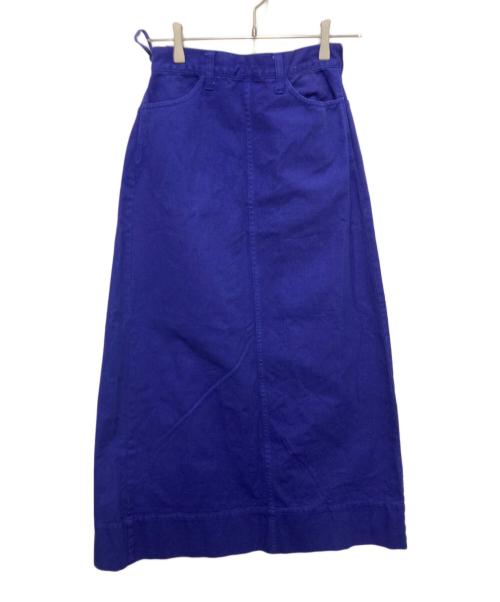 TOGA PULLA（トーガ プルラ）TOGA PULLA (トーガ プルラ) デニムラップスカート パープル サイズ:34の古着・服飾アイテム