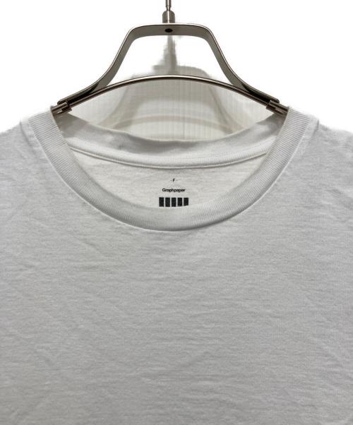Graphpaper（グラフペーパー）Graphpaper (グラフペーパー) オーバーサイズクルーネックTシャツ ホワイト サイズ:FREEの古着・服飾アイテム