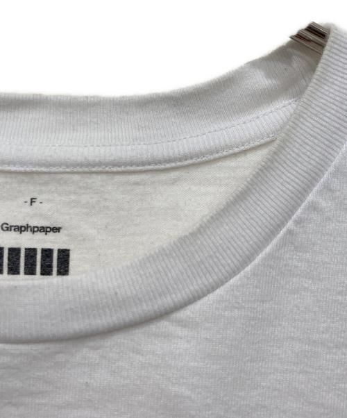 Graphpaper（グラフペーパー）Graphpaper (グラフペーパー) オーバーサイズクルーネックTシャツ ホワイト サイズ:FREEの古着・服飾アイテム
