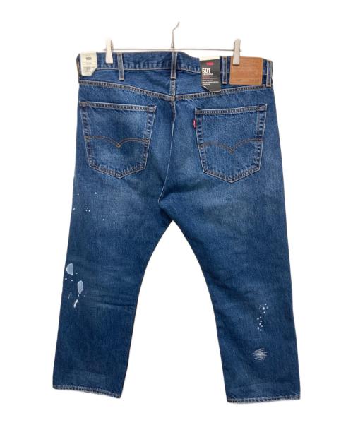 LEVI'S PReMIUM（リーバイス プレミアム）LEVI'S PReMIUM (リーバイス プレミアム) JOURNAL STANDARD relume (ジャーナルスタンダード レリューム) 別注501ペイント加工デニムパンツ インディゴ サイズ:W40　L26の古着・服飾アイテム