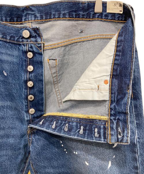 LEVI'S PReMIUM（リーバイス プレミアム）LEVI'S PReMIUM (リーバイス プレミアム) JOURNAL STANDARD relume (ジャーナルスタンダード レリューム) 別注501ペイント加工デニムパンツ インディゴ サイズ:W40　L26の古着・服飾アイテム