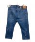 LEVI'S PReMIUM (リーバイス プレミアム) JOURNAL STANDARD relume (ジャーナルスタンダード レリューム) 別注501ペイント加工デニムパンツ インディゴ サイズ:W40　L26：8000円