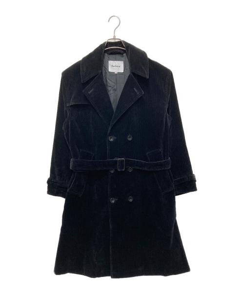 Barbour（バブアー）Barbour (バブアー) コーデュロイトレンチコート ブラック サイズ:36の古着・服飾アイテム