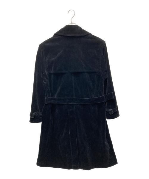 Barbour（バブアー）Barbour (バブアー) コーデュロイトレンチコート ブラック サイズ:36の古着・服飾アイテム