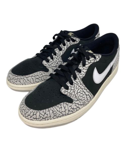 NIKE（ナイキ）NIKE (ナイキ) Air Jordan 1 Retro Low OG Black Cement ブラック×グレー サイズ:US9.5の古着・服飾アイテム