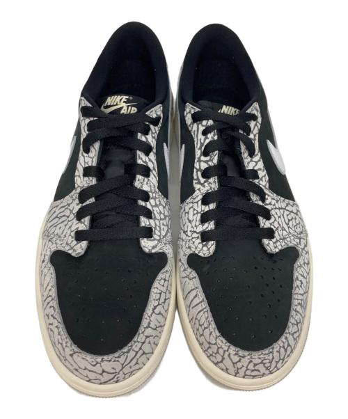 NIKE（ナイキ）NIKE (ナイキ) Air Jordan 1 Retro Low OG Black Cement ブラック×グレー サイズ:US9.5の古着・服飾アイテム
