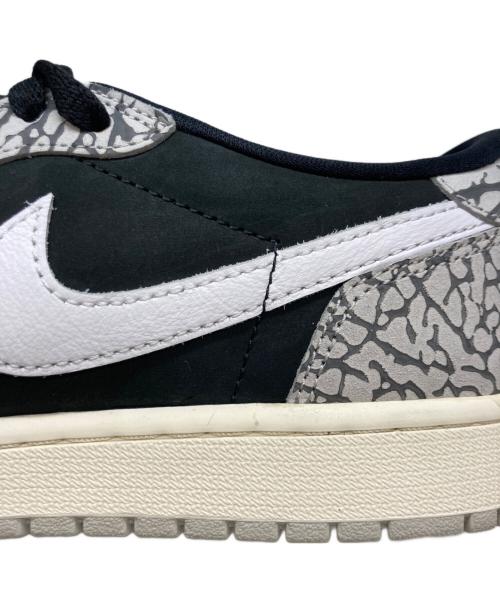NIKE（ナイキ）NIKE (ナイキ) Air Jordan 1 Retro Low OG Black Cement ブラック×グレー サイズ:US9.5の古着・服飾アイテム