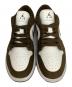NIKE (ナイキ) ウィメンズ エア ジョーダン1 ロー SE ライト オリーブ ホワイト×ブラウン サイズ:US11：23000円