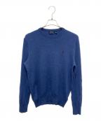 POLO RALPH LAURENポロ・ラルフローレン）の古着「メリノウールニット」｜ブルー